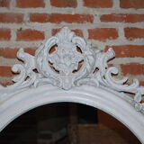 Louis XV style oval mirror