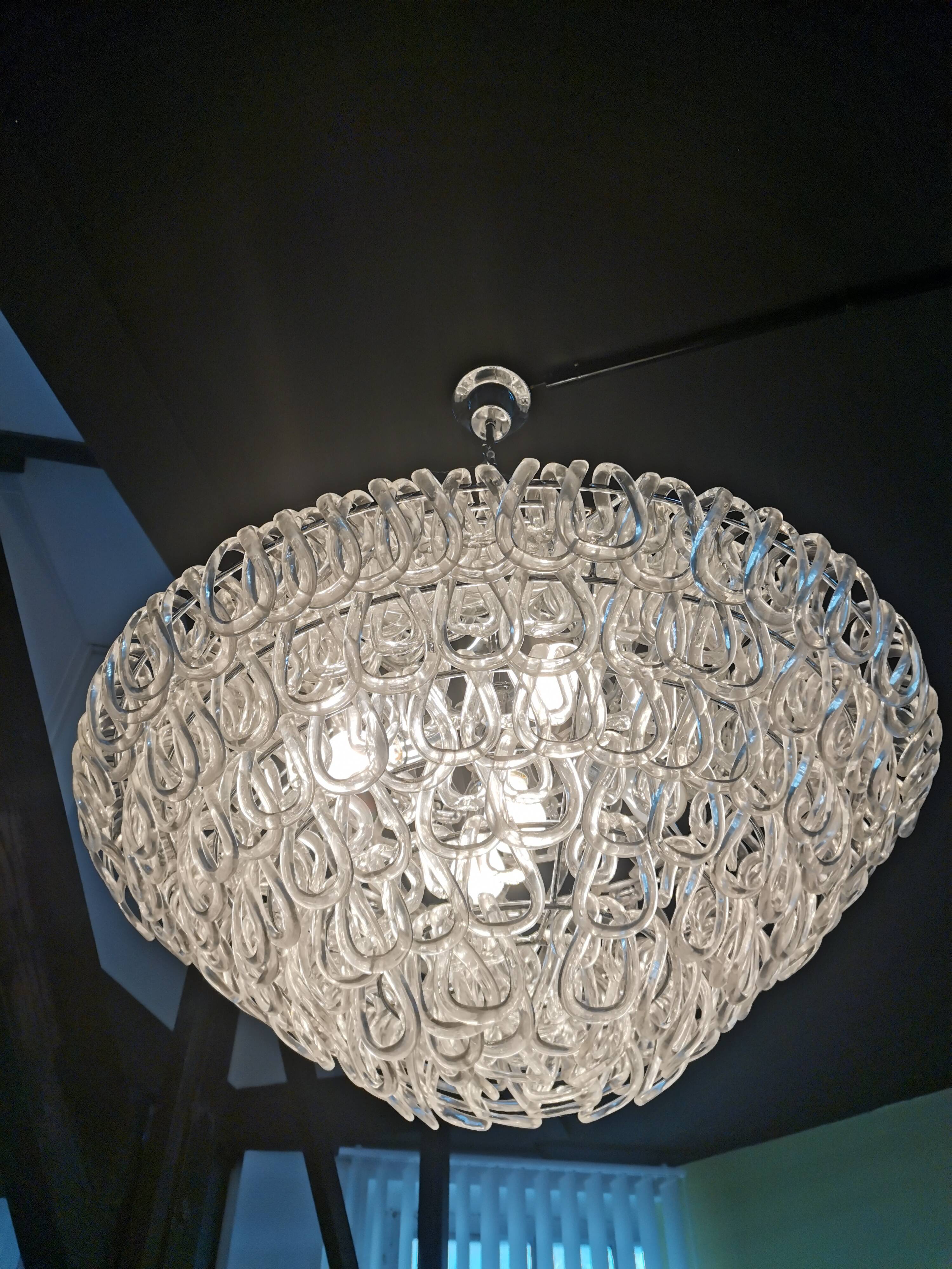 Giogali SP 80 crystal chandelier - Vistosi