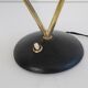 Vintage Arlus lamp in cast iron and brass