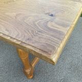 Table de ferme en chêne massif