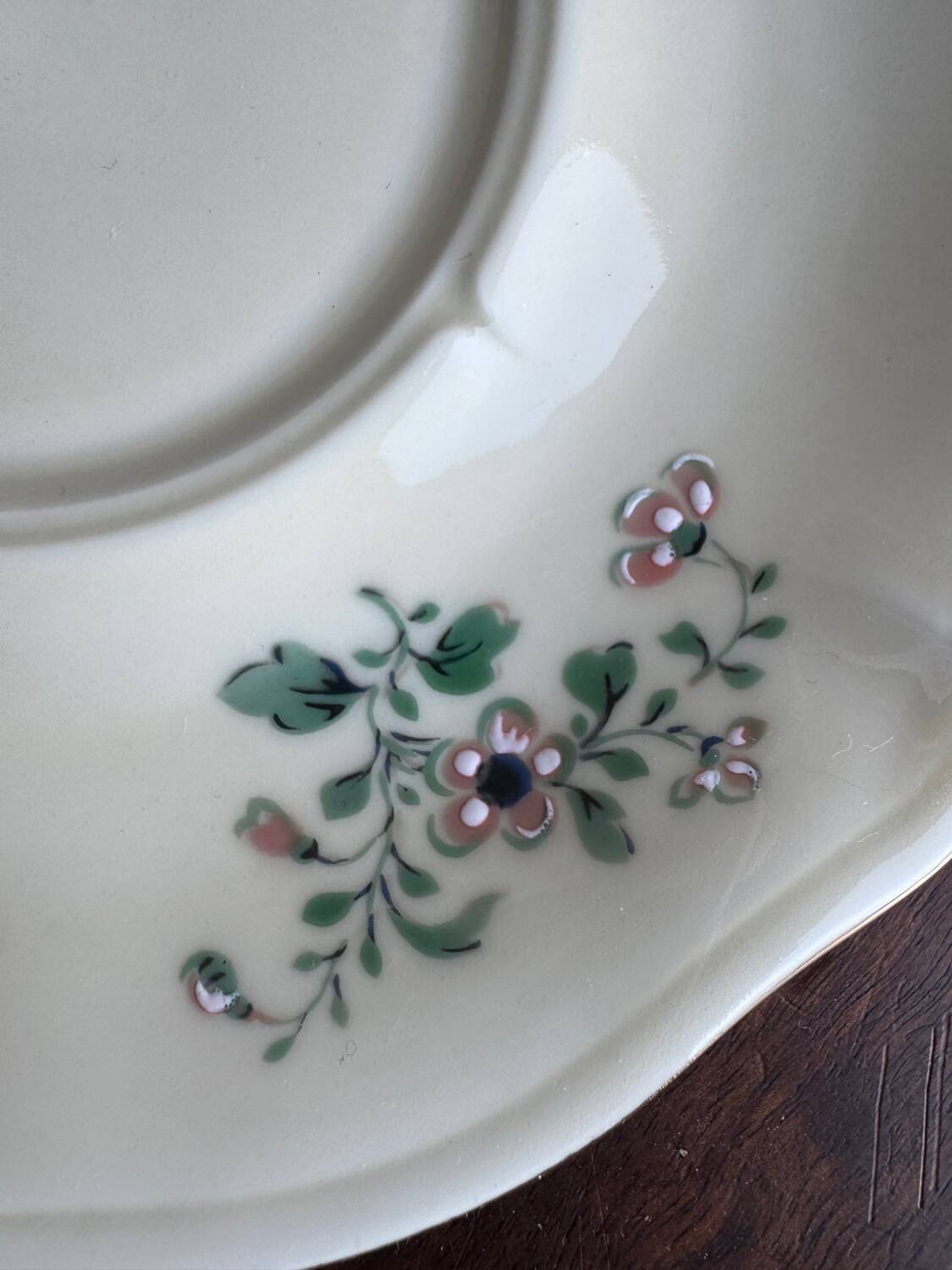 Set of 6 Limoges porcelain plates