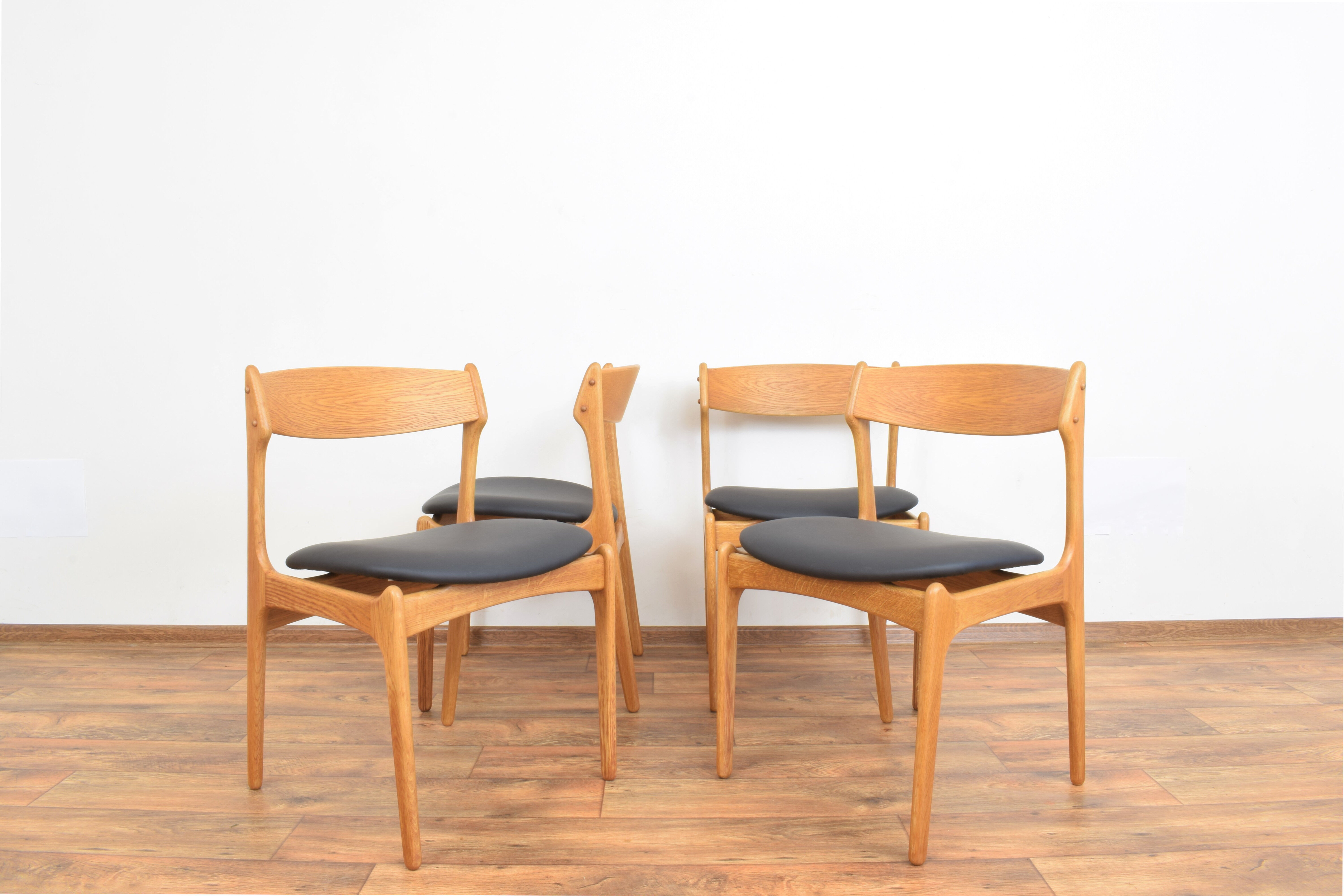 Model 49 dining chairs by Erik Buch for O.D. Møbler, 1960