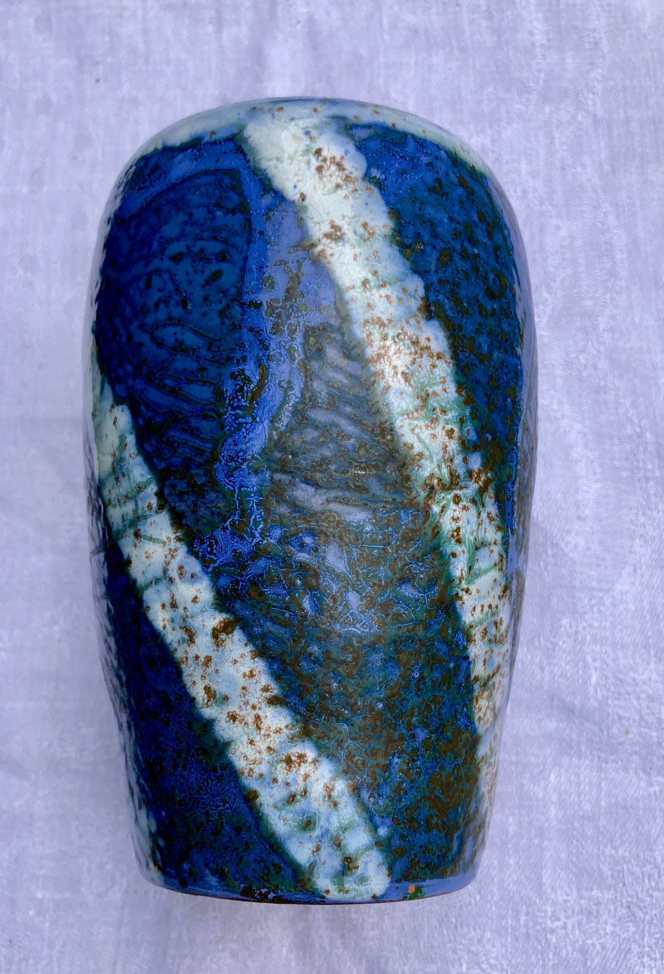 Enamelled ceramic vase to be identified - 444