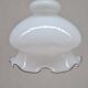 Suspension fleur en opaline laiteuse