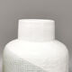 1970s Gorgeous Green And White Vase in Ceramic by F.lli Brambilla. Made in Italy