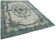 Hand-Knotted Antique Turkish 1970s 220 cm x 310 cm Blue Carpet