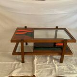 Ceramic and glass coffee table