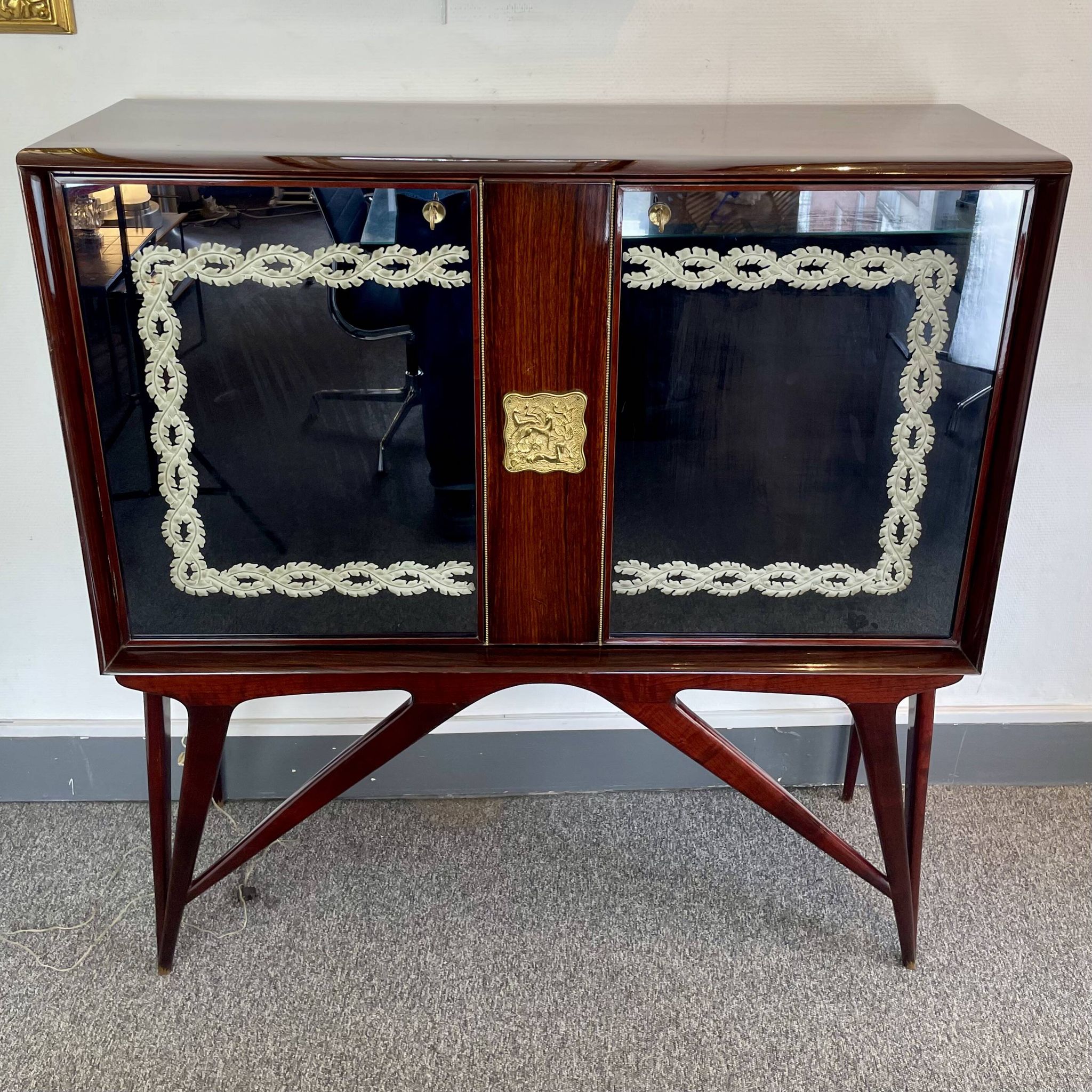 Mid-Century Bar Cabinet, 1940's~50's
