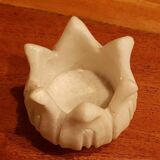 Marble "lotus" tea light candle holder