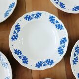 Set of 6 Boch oak leaf soup plates