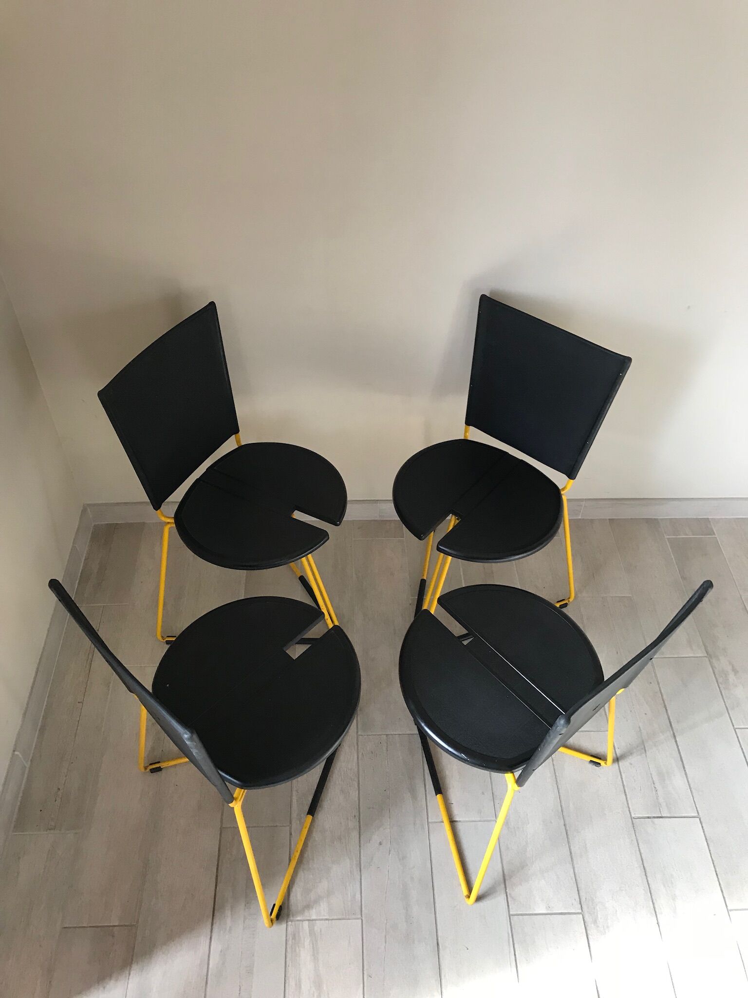 Chairs by design Seccose terna 1985 Gaspare Cairoli