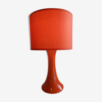 Lampe de salon / chevet vintage orange Sampa Helios