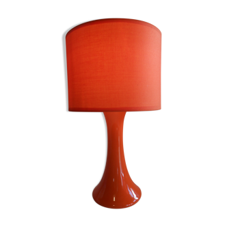 Lampe de salon / chevet vintage orange Sampa Helios