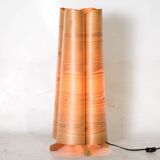 Pair of wooden lamps