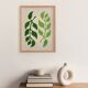 Original painting on paper -30x40cm - Leaf - M898 - signed Eawy