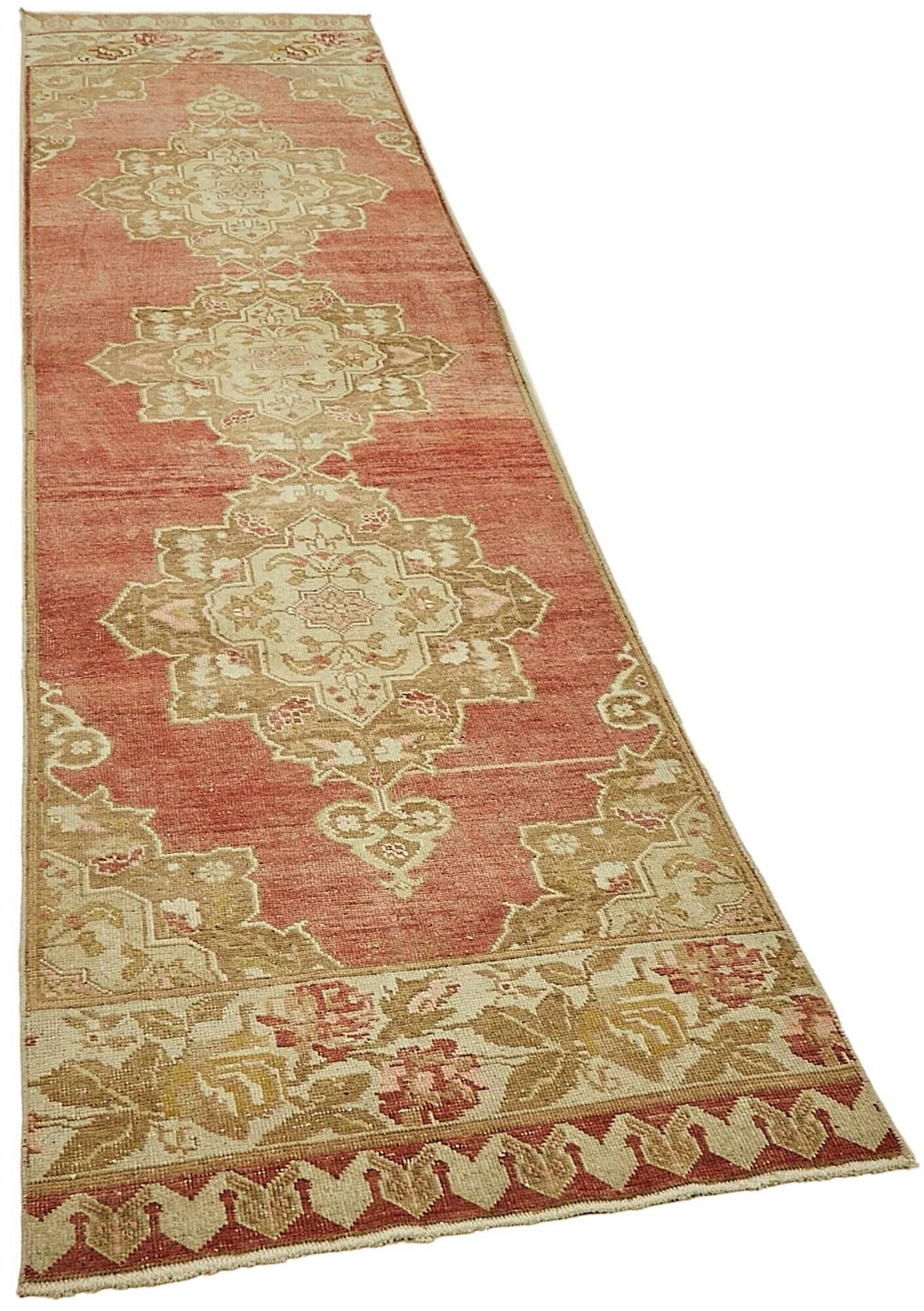 Turkish Vintage Anatolian Rug 81 cm x 308 cm