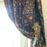 Pair of old gilded bronze curtain tiebacks, late 19th century