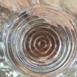 Pale green tinted glass bonbonnière – Delicate vintage shade