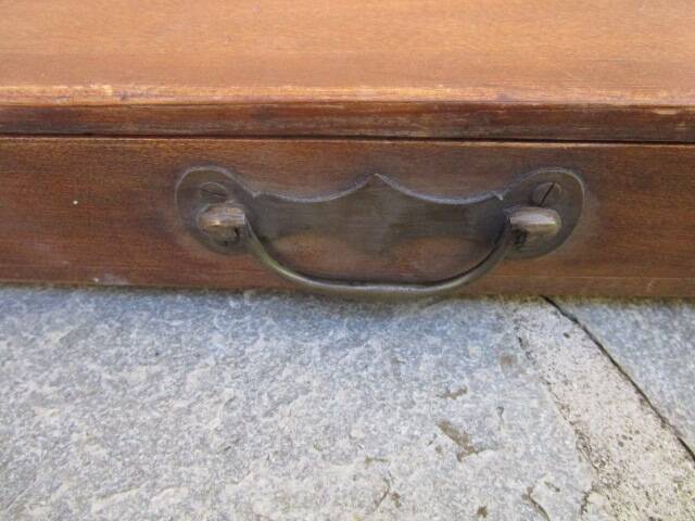 Large old wooden painter's case
