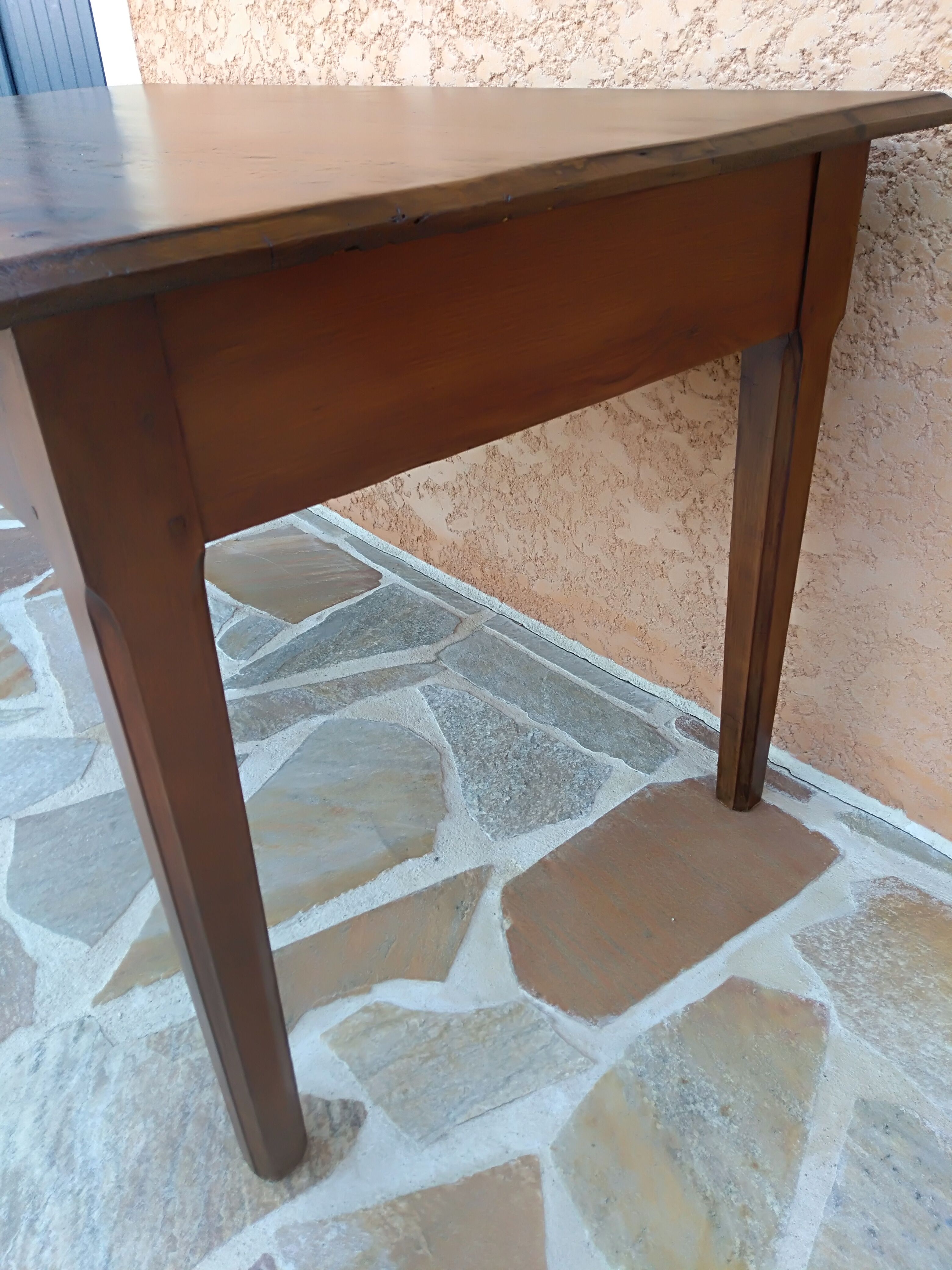 Vintage 1920s wooden farm table