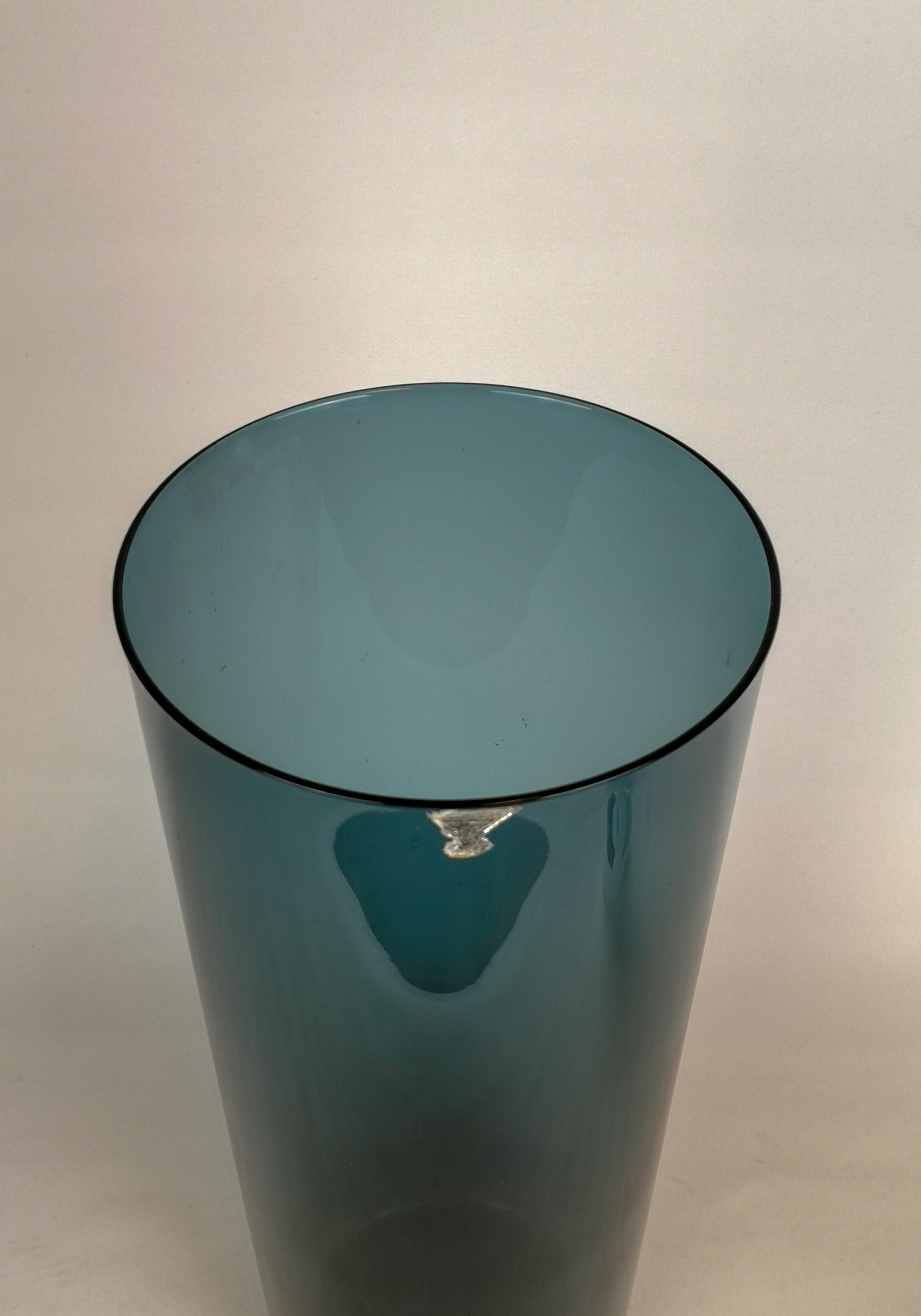 Mid-Century Modern Glass Vase GullaSkruf Sweden, 1950s