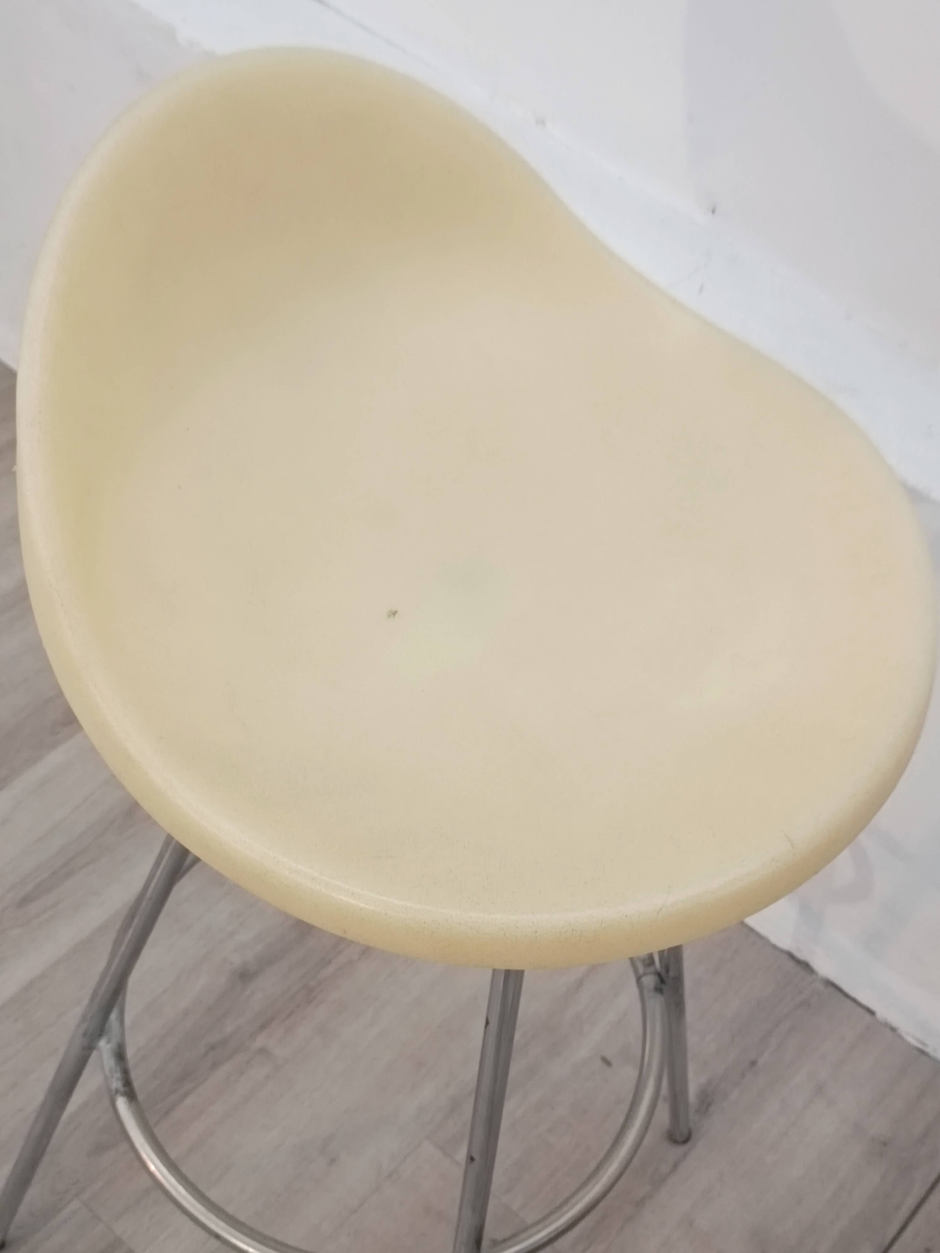 Tabouret de Bar par Roberto Foschia pour MIDJ 1970s Édition Originale