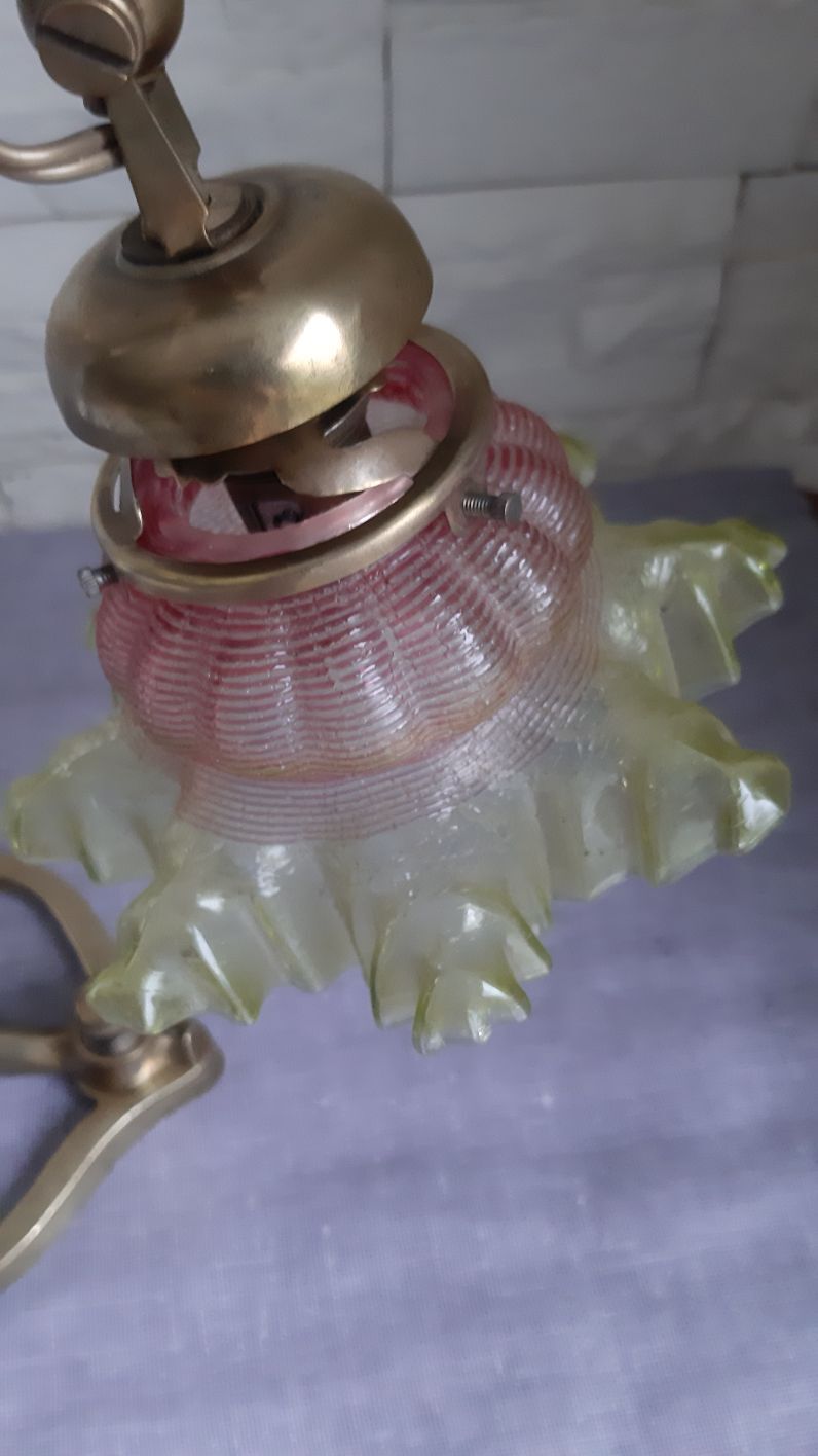 Art deco bronze lamp