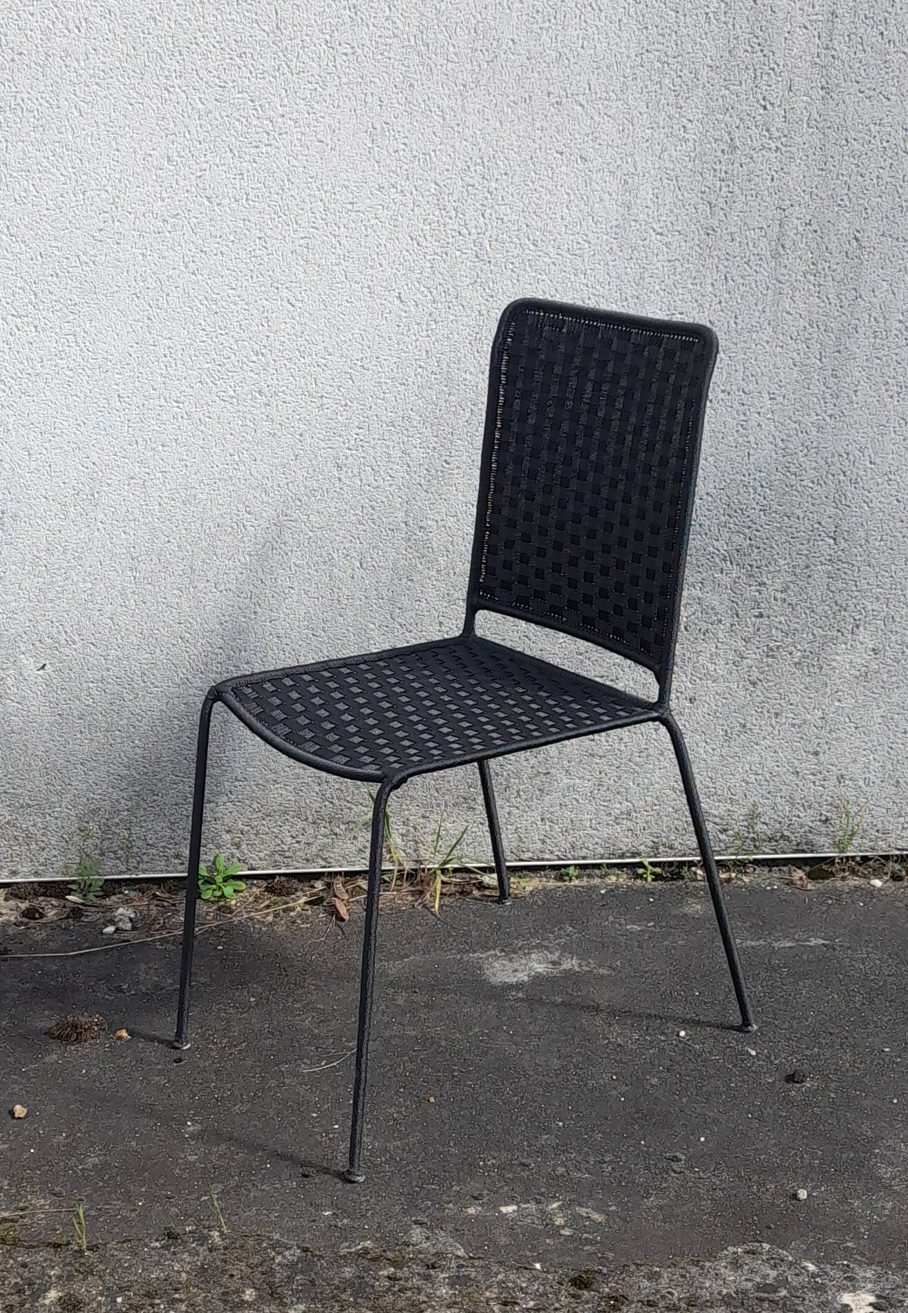 Fishing wire chair (indoor and outdoor): dining room, bistro, office, garden