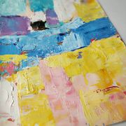 Paysage méditéranéen peinture abstrait