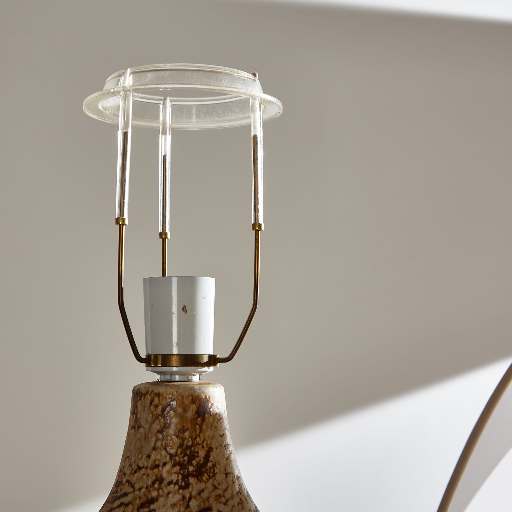 Ceramic table lamp by haico nietzsche for søholm stentøj