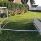 Old white metal bed 1900