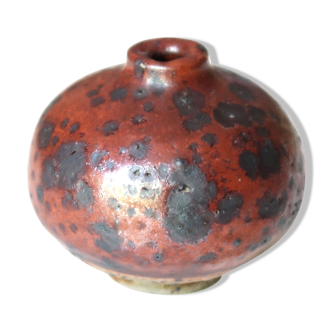 Pyrity sandstone ball vase, 70s