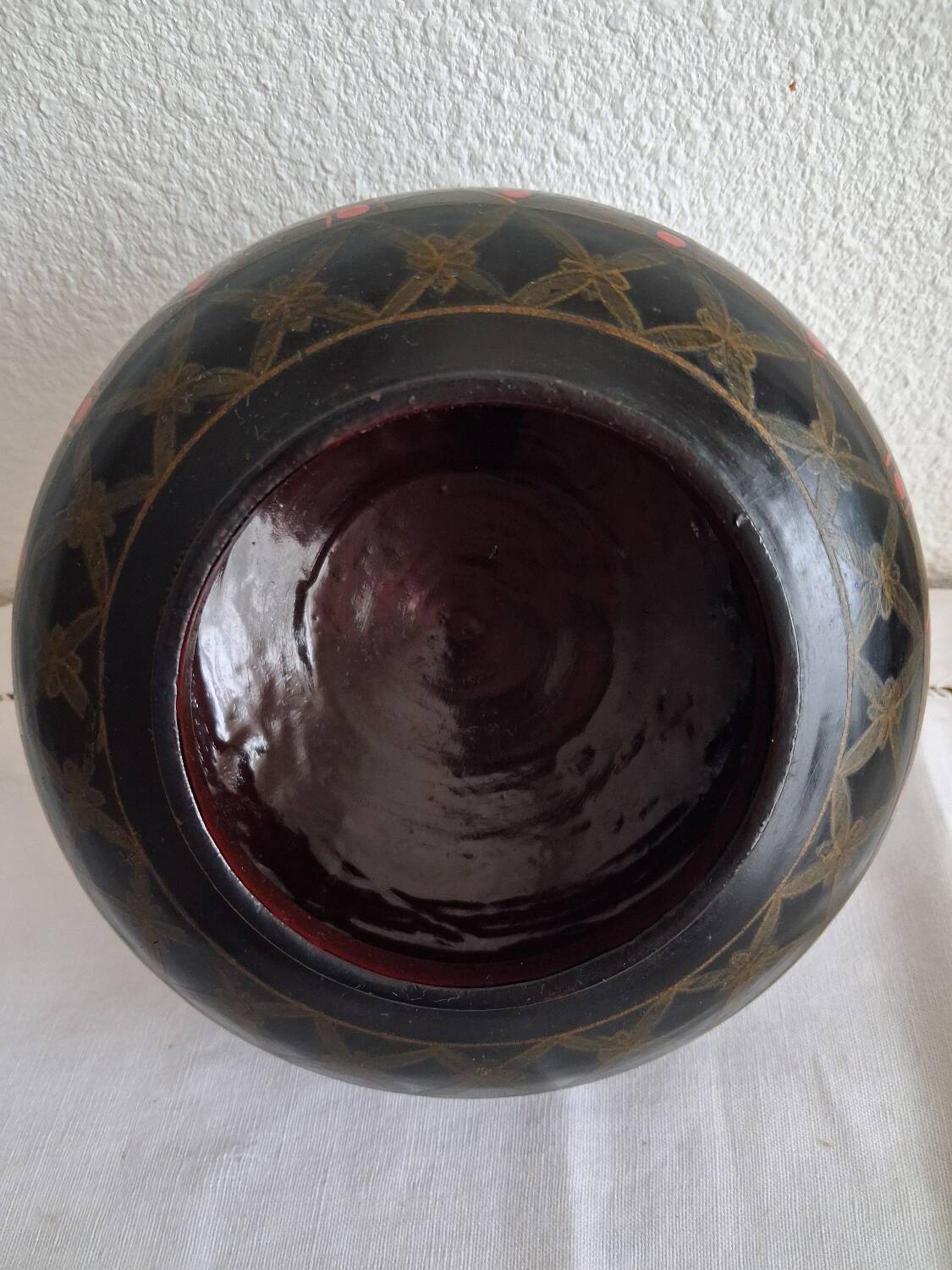 Chinese lacquer bonbonnière