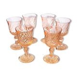 Set 6 Rosaline glasses