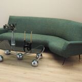 Green melange sofa, Danish design, 1970s, production: Denmark