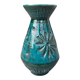 Blue ceramic vase