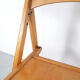 4 chaises pliantes vintage en bois d’OTK, années 1950