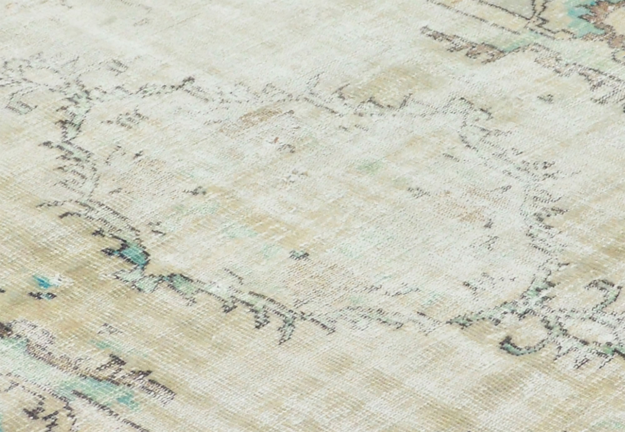 Anatolian handmade vintage rug 231 cm x 144 cm