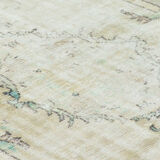 Anatolian handmade vintage rug 231 cm x 144 cm