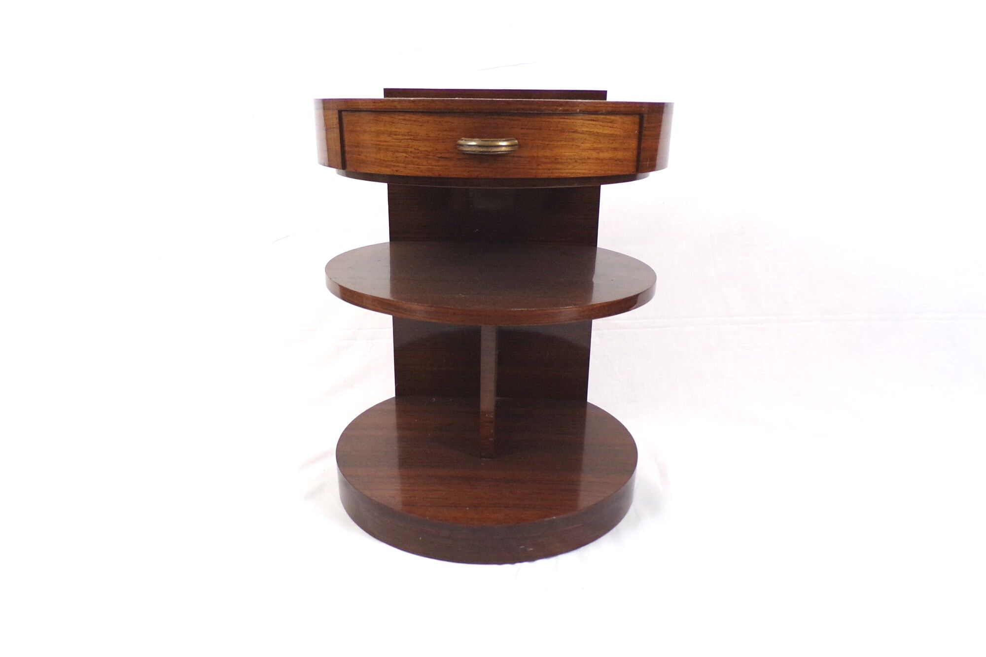 Art deco bedside table in rosewood veneer Michel Dufet