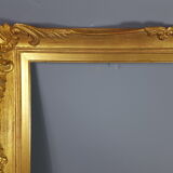 Former Original gold leaf gilding key frame, Style Louis XV 76x61 leafing 61x46.4 cm SB116