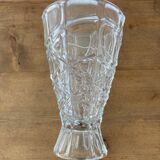 Cut crystal vase