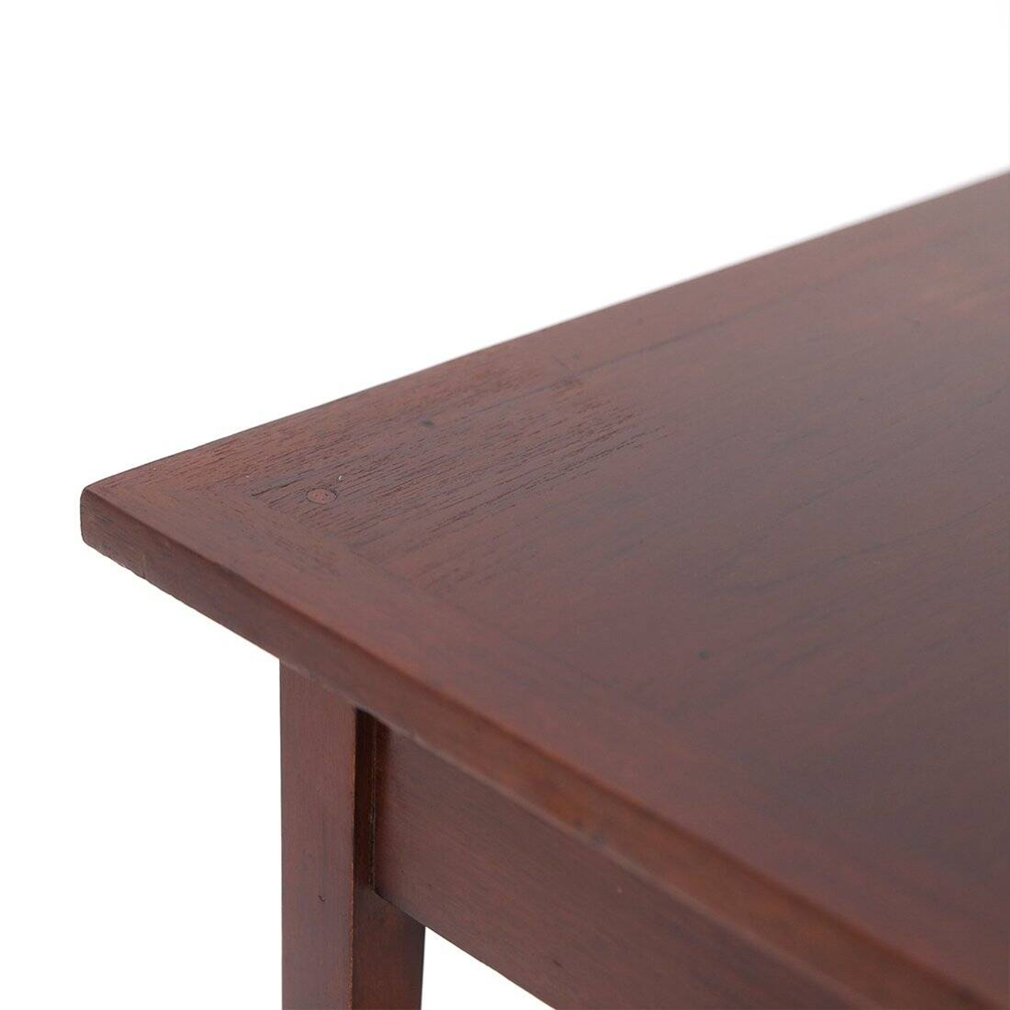 Square wooden table, 1940s.