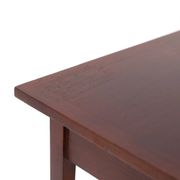 Square wooden table, 1940s.
