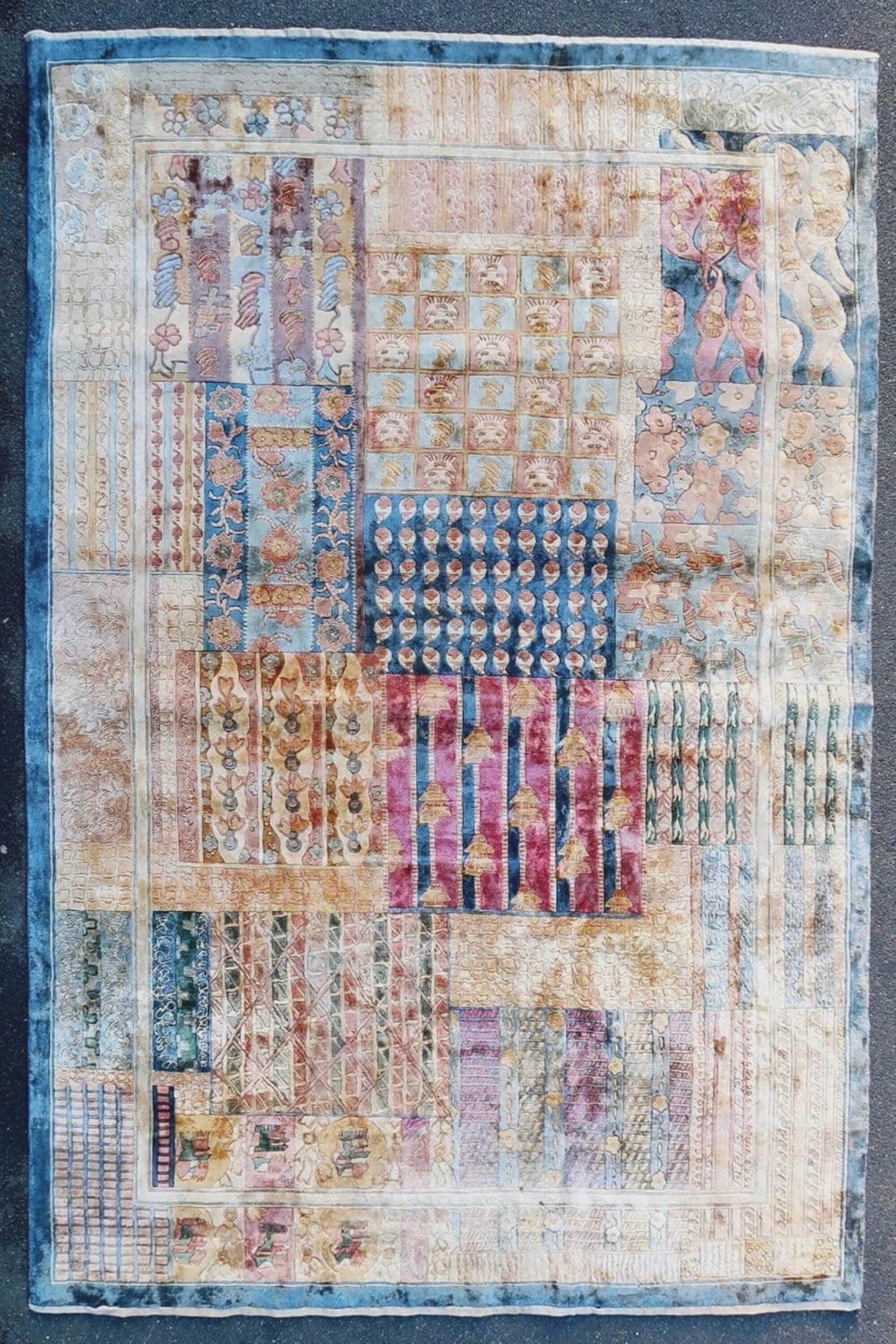 Chinese silk rug 1980