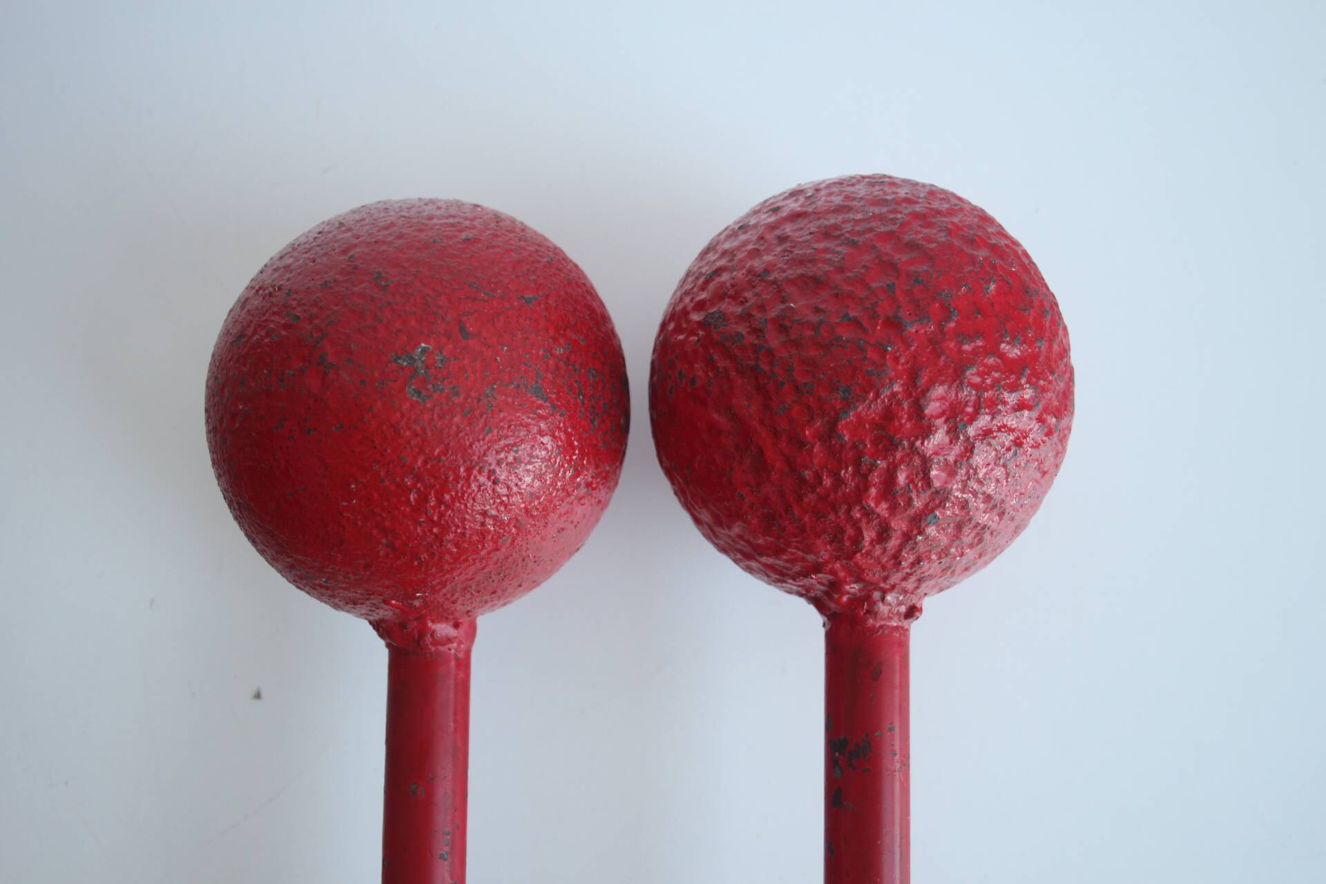 Set of Art deco Double Ball Dumbbels, 1930s.