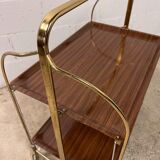 Vintage folding bar cart / tea trolley
