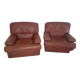Fauteuils en cuir vintage - Cierre Imbottiti