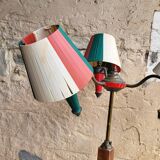 Lampadaire tablette 3 feux vintage années 50