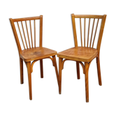 Paire de chaises bistrot "Baumann" des années 50/60